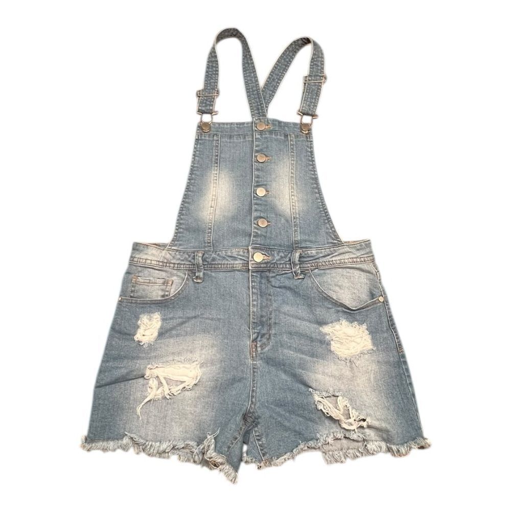 Harper Blue Denim Overalls
